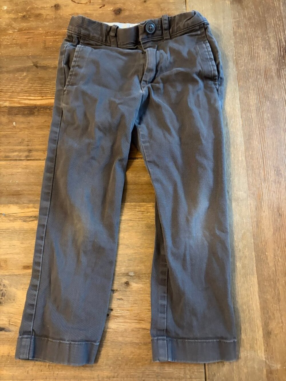 Crewcuts Boys 4 Slim Charcoal Chino Pants